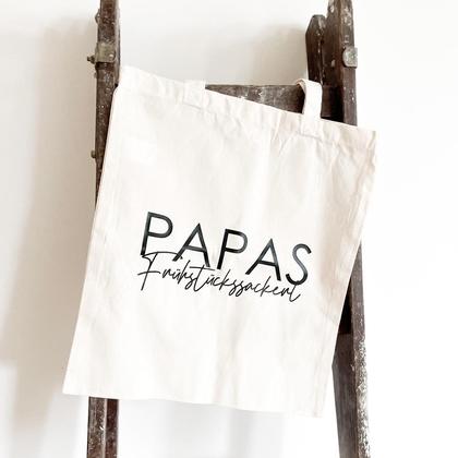 Baumwollshopper „Papas Frühstückssackerl“