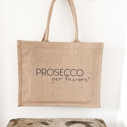 Classic Jute „Prosecco per favore“
