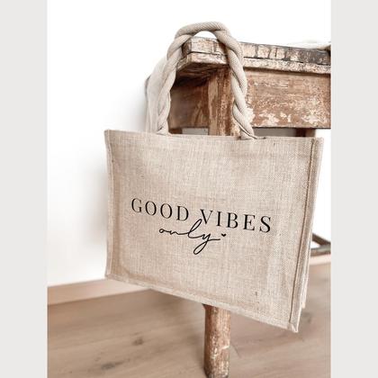 Classic Jute „Good vibes only“