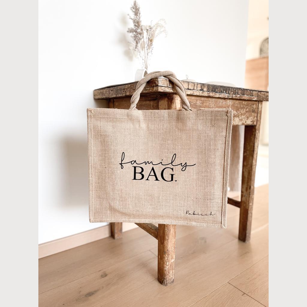 Jumbo Jute „Family bag“