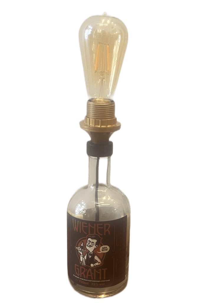 Flaschenlampe - Wiener Grant