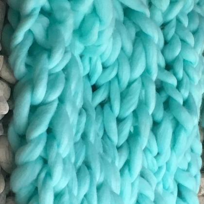 Handstrickdecke Acryl