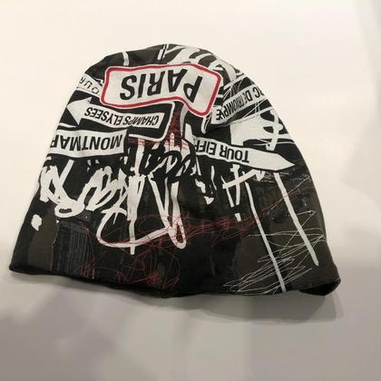 Upcycling -Beanie/Mütze - "Paris"