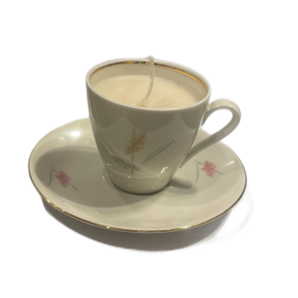 Teelicht -Blätter Gelb/Rosa