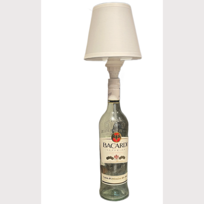 Flaschenlampe - Bacardi