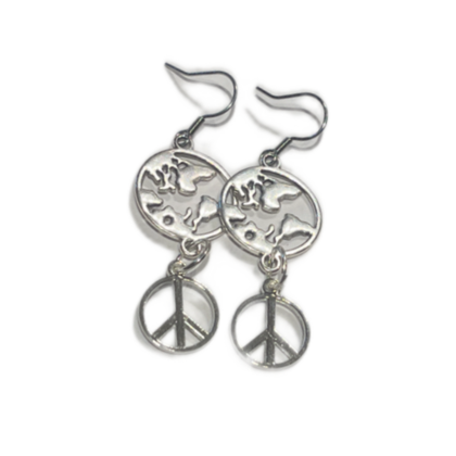 Ohrring Weltfrieden