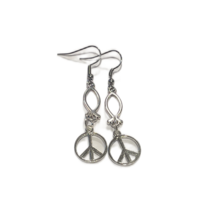 Ohrring Friede und Freiheit