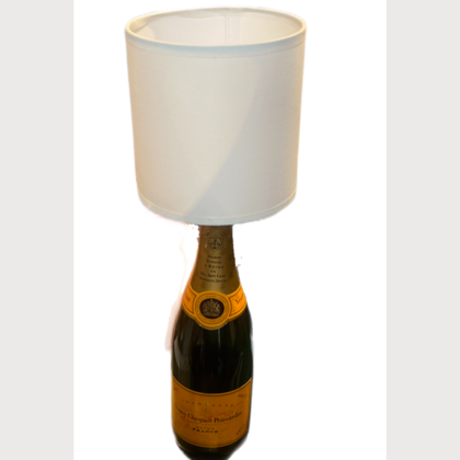 Flaschenlampe - Veuve Cliquot Weiß