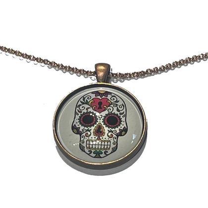 Kette - Sugar Skull - Schloss