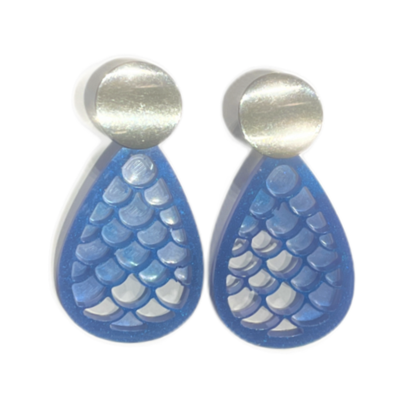 Ohrringe Meerjungfrau Resin