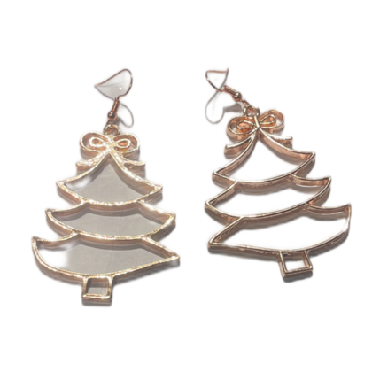 Ohrring Tanne Umriss