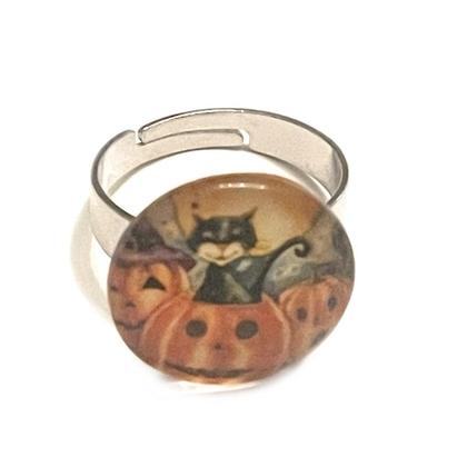 Ring Halloween- Kürbisfeld