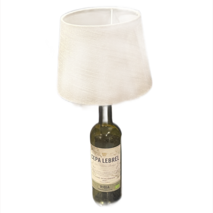 Flaschenlampe - Weißer Rioja