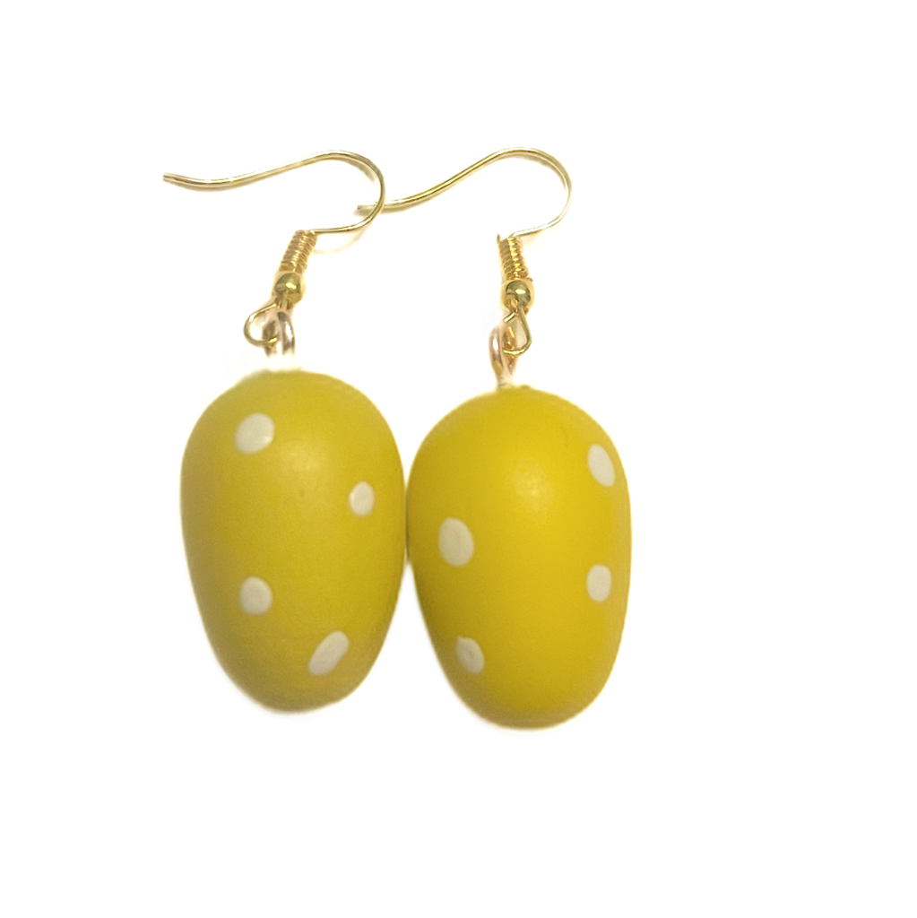 Ohrringe - Osterei gepunktet