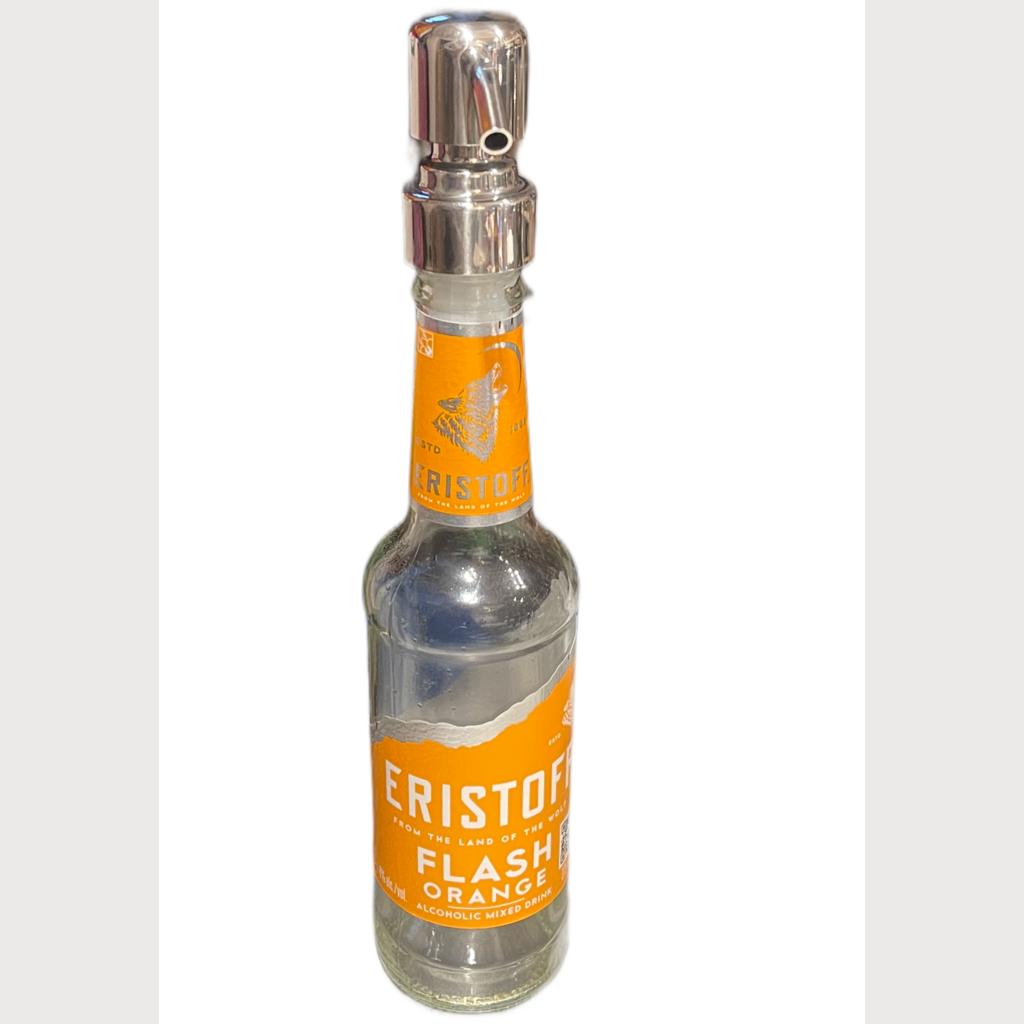 Seifenspender-Flasche -  Eristoff . Flash Orange