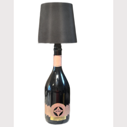 Flaschenlampe - ANOBIS Rosé