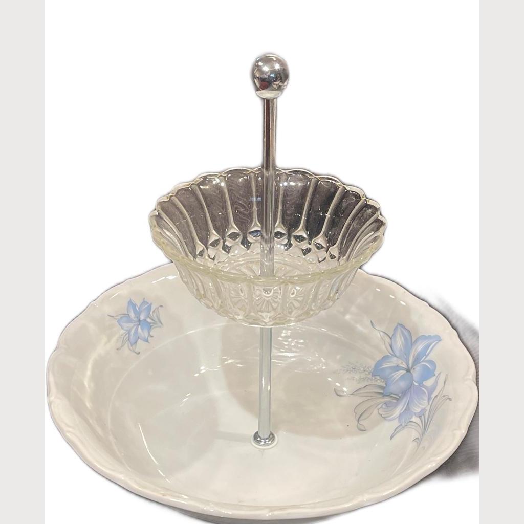 Etagere "Lilie- Bleikristall"