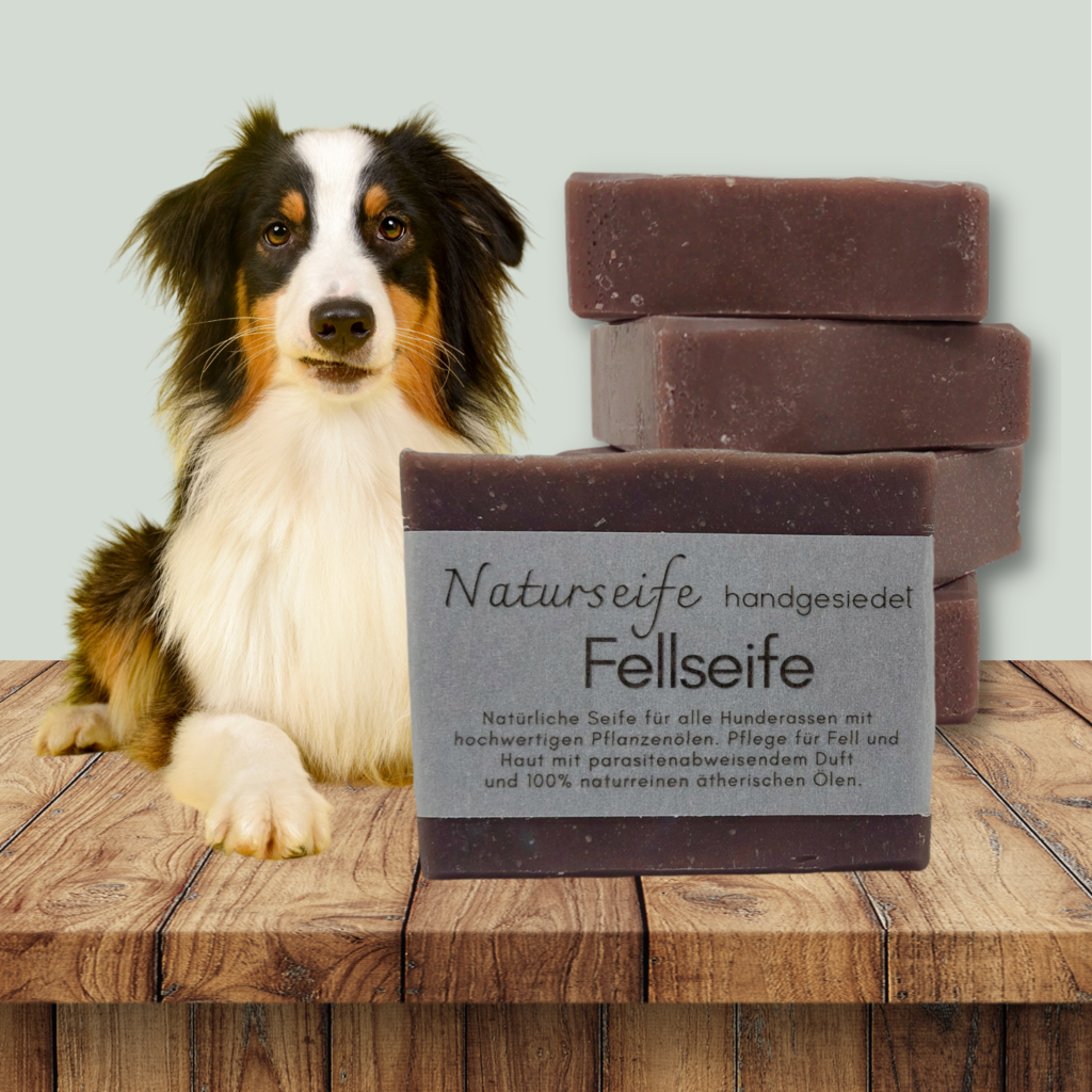 Naturseife FELLSEIFE handgesiedet (Tierpflege)