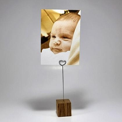 Notizhalter, Bilderhalter, Zettelhalter, Kartenhalter aus Holz