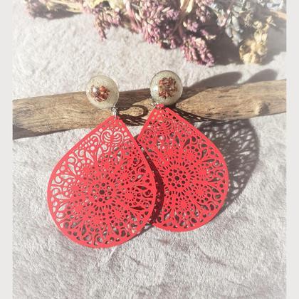 Ohrschmuck Boho-Style (rouge)