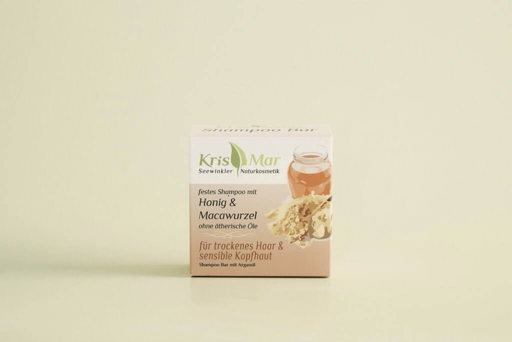 Shampoo Bar - Honig & Macawurzel - ohne ätherische Öle
