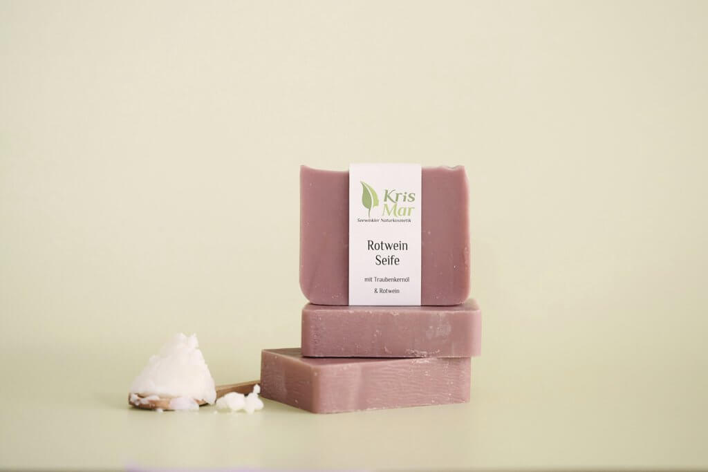 Rotwein Seife