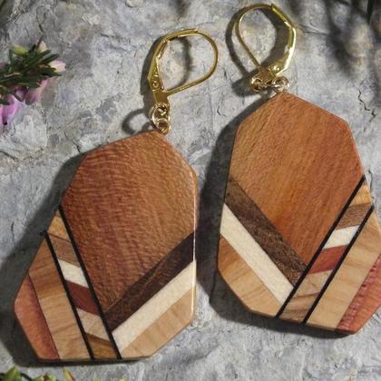 Ohrringe mit Brisur vergoldet - Image 2