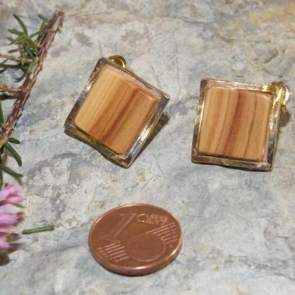 Ohrstecker aus Wildkirsche - Image 2