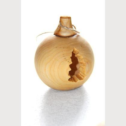 Christbaumkugel aus Lindenholz mit Motiven - Image 2