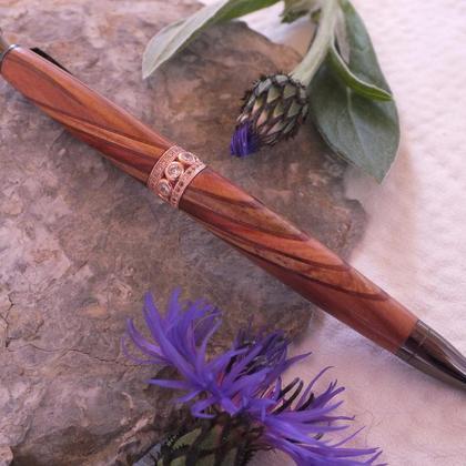 Kugelschreiber aus 5 Holzarten