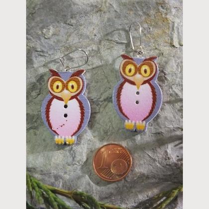 Ohrringe bunte Eulen