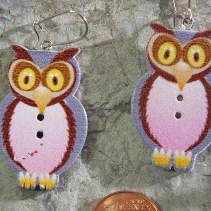 Ohrringe bunte Eulen - Image 2