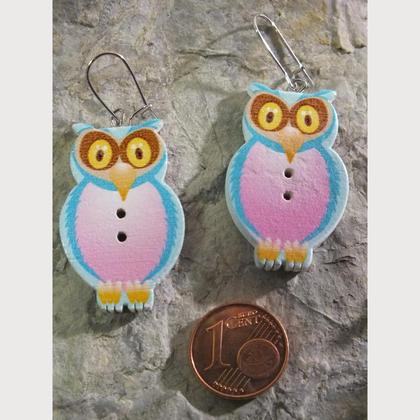 Ohrringe bunte Eulen - Image 2