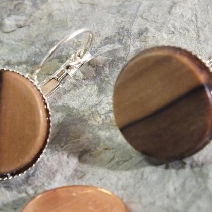 Ohrringe aus Wildkirsche - Image 2