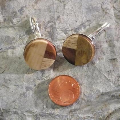 Ohrringe aus 3 Holzarten - Image 3