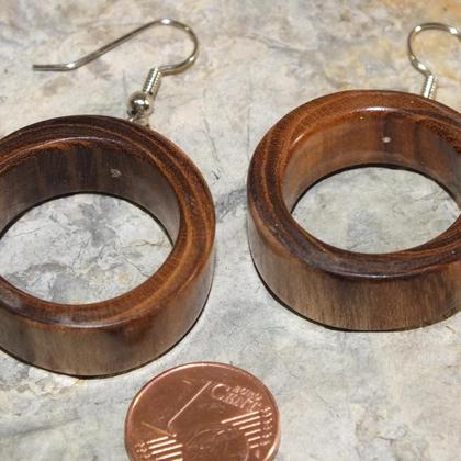 Ohrringe aus Goldregenholz - Image 2