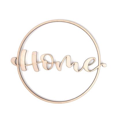 Holzschild "Home"