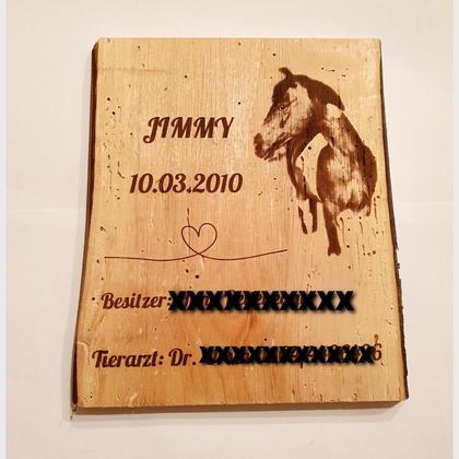 Stallschild, Boxenschild, Pferdeschild