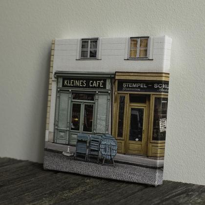 Foto auf Leinwand: "Kleines Café"