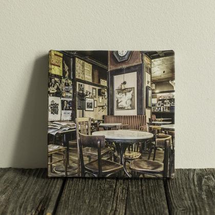 Foto auf Leinwand: "Kaffeehaus"