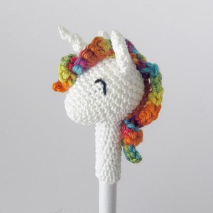 Einhorn Bleistift, Topper mit Stift