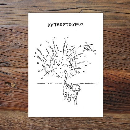 Katerstrophe (Grußkarte)