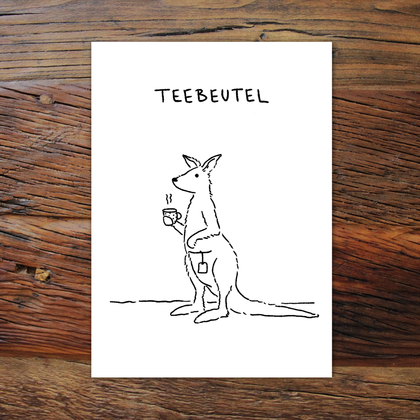 Teebeutel (Grußkarte)
