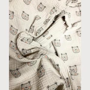 Musselintuch Bärenbande