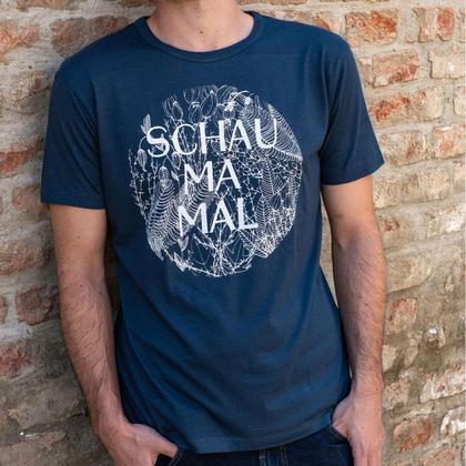 T-Shirt *Schau ma mal* Bamboo denim