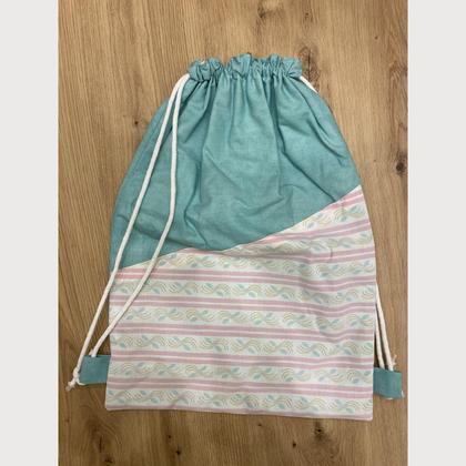 Turnbeutel 'mint/rosa'