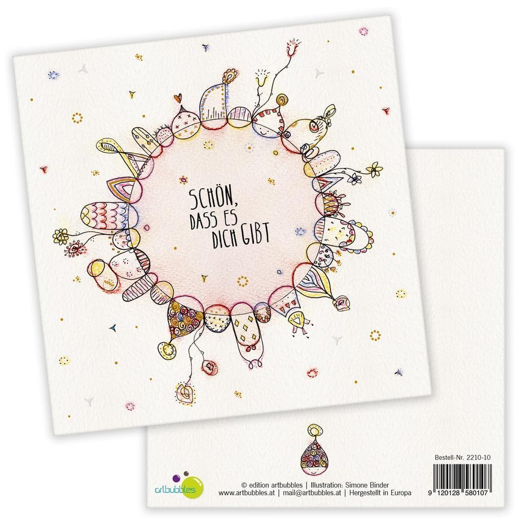 Grußkarte „Schön, dass es dich gibt“ - Image 2
