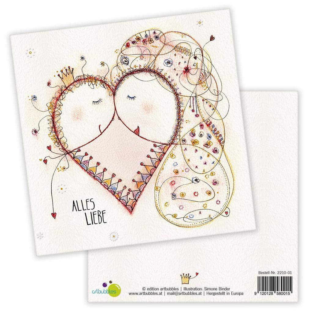 Grußkarte “Alles Liebe” - Image 2