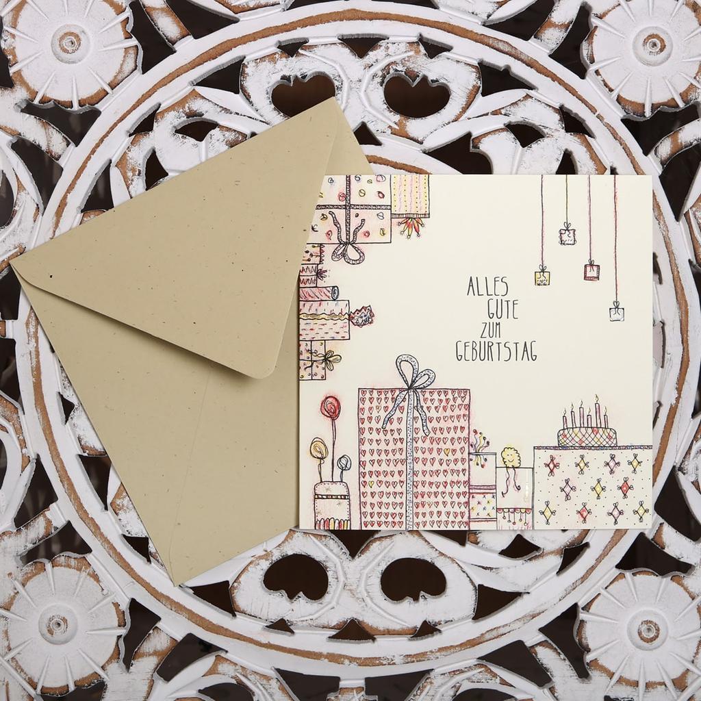 Grußkarte „Alles Gute zum Geburtstag“