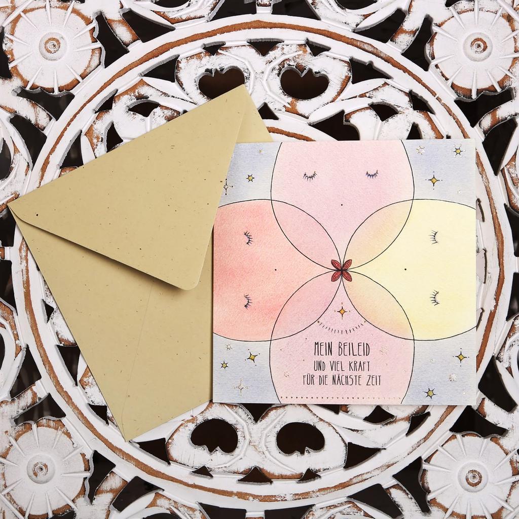 Grußkarte „Mein Beileid”
